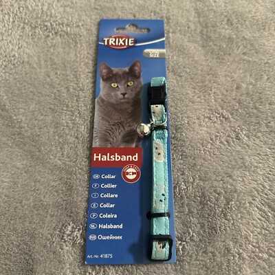 Trixie Katzenhalsband Blumen One Size mit Glöckchen und Sicherheitsverschluß