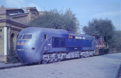 orig DIA DB 202003-0 Versuchslok Henschel DE2500 UmAn MVT Berlin 27.10.88 (30117