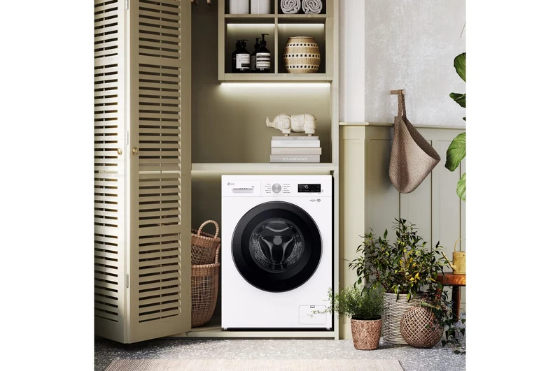 Lavatrice Smart WiFi LG 8 Kg Classe A 1400 Giri Vapore Inverter TOP RIMOVIBILE, fotografia 9 di 11