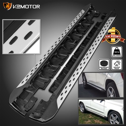 Fits 20102015 MercedesBenz GLK X204 Aluminum Running Board Side Step Bars 2PC 841808183577 eBay