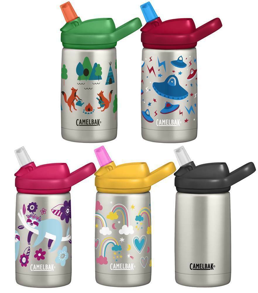 CamelBak Eddy+ Kids 0.4L Stainless Steel Water Bottle - Choose Colour BRAND  NEW