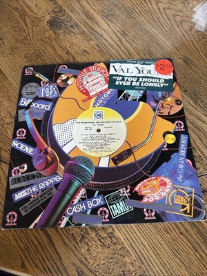 Val Young If You Should Ever Be Lonely Vintage 12'' Single 1985 Motown-Promo-VG++