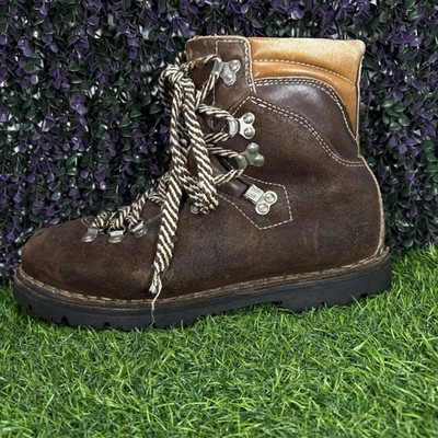 Thom Mcan Mountaineering Boots Mens Size 9.5 Italy Brown Leather Hiking
