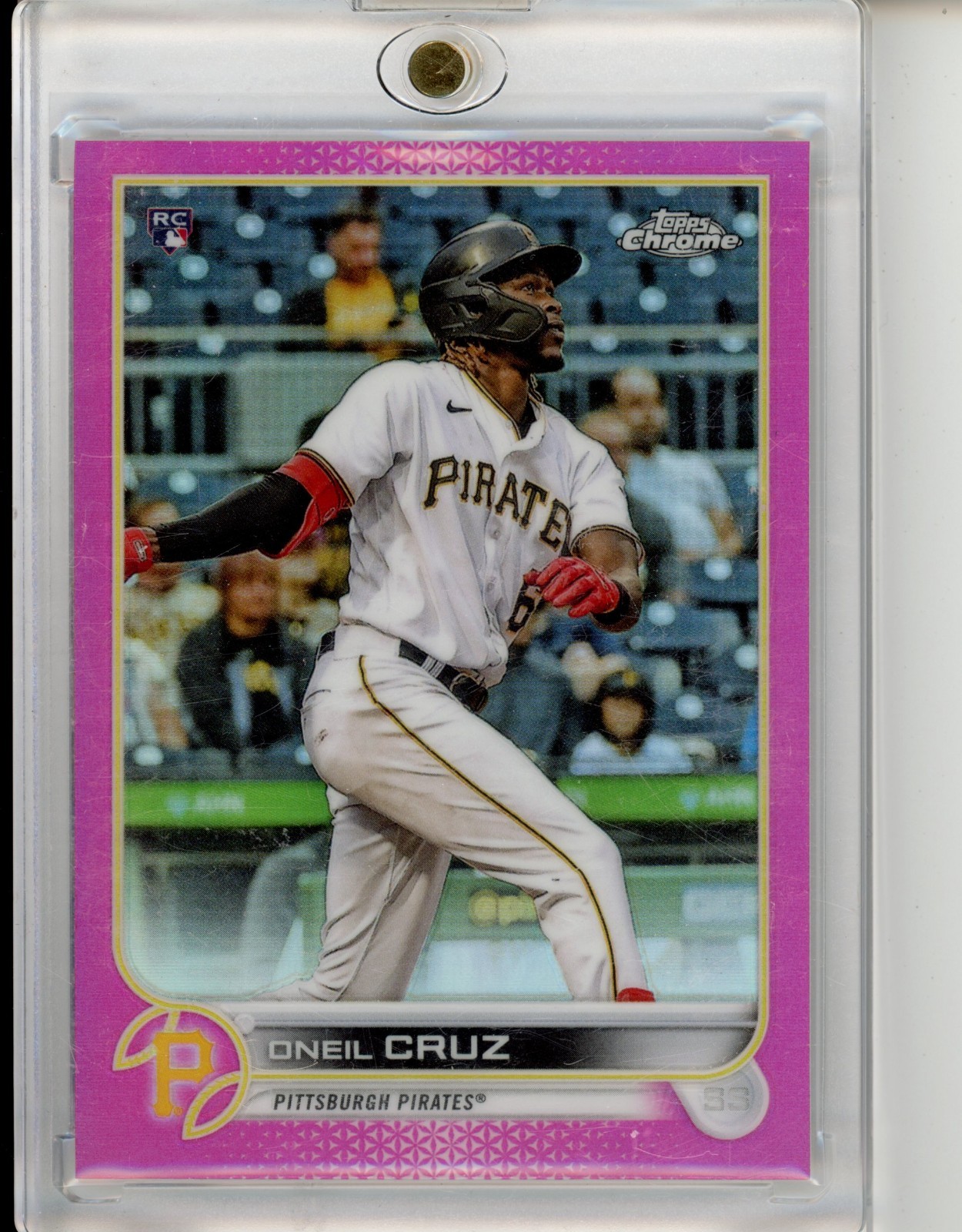 2022 Topps Chrome #128 Oneil Cruz Pink Refractor Pittsburgh Pirates