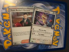 174/182 & 149/182 Team Rocket's Meowth & Giovanni Holofoil Variants Pokémon TCG
