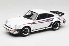 1/18 Porsche 911 Turbo 3.3 White with Blue Red Graphics Model by Norev 187668