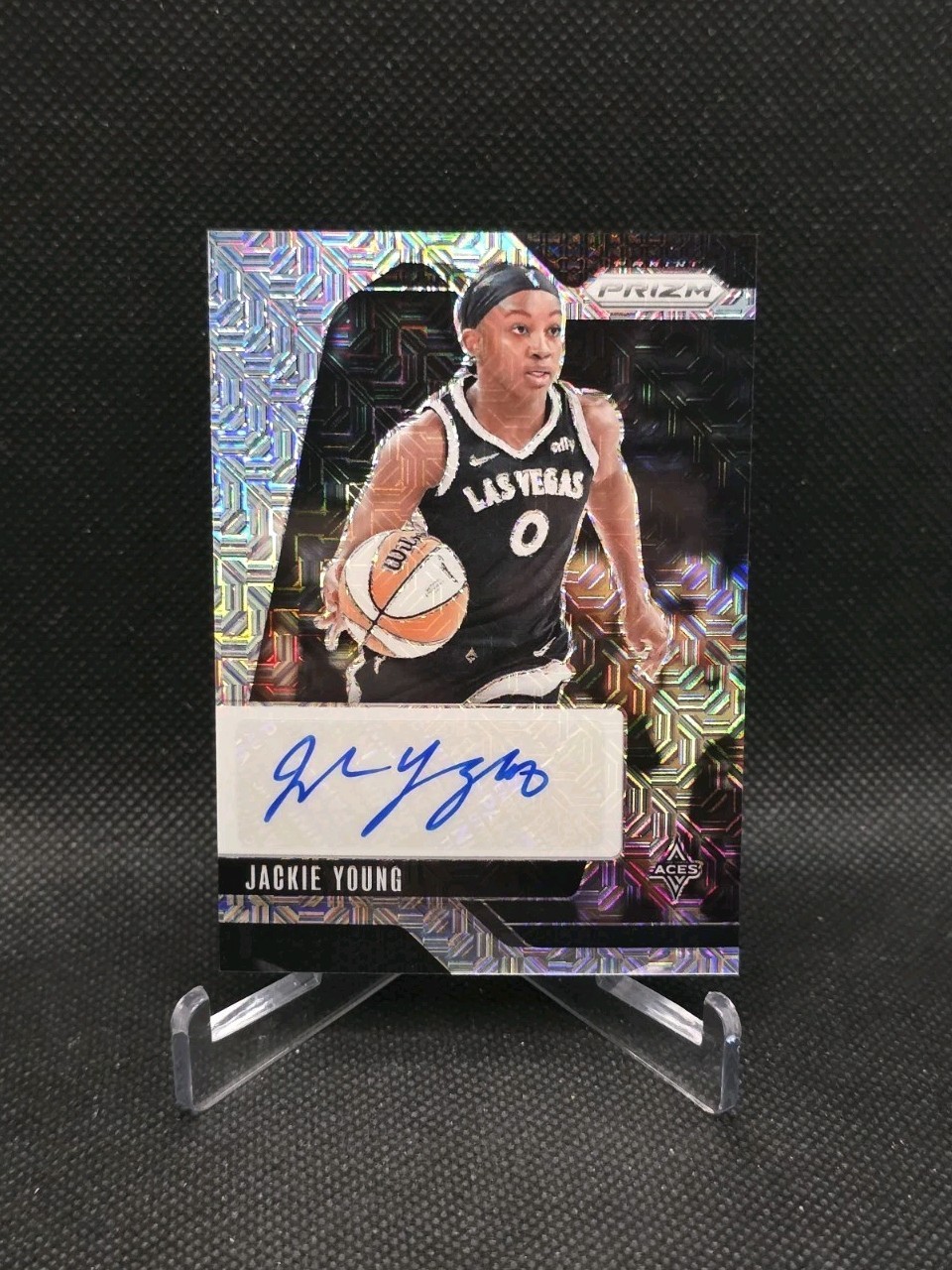 2024 Panini Prizm WNBA Signatures Jackie Young Mojo Prizm Auto /25 #SG-JY