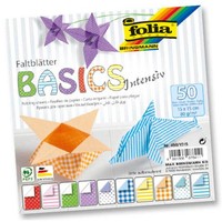 folia FaltbläTter Basics Intensiv Mehrfarbig 50 Blatt
