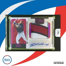 2024 Panini Three and Two Dylan Crews Patch Auto Red FOTL 6/6 Auto Nationals