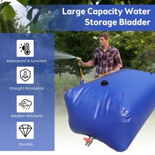 Gro&szlig;er Faltbarer Wasserspeicherbeutel (400 L / 105 67 Gal) F&uuml;r Camping Ga R1P2