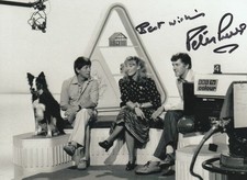 Peter Purves Hand Signed 7x5 Inch Blue Peter Photo