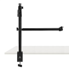 Desk Mount Stand with Extension Arm, 37-91cm Adjustable Overhead Camera Mount...