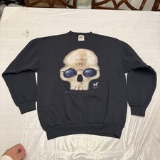 Vintage WWF Wrestling Stone Cold Steve Austin Crewneck Sweater Shirt Large RARE