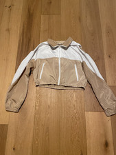 Camellia Cropped Zip Up Windbreaker - Size Me...