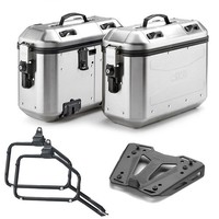 Givi DLMK36A Seitenkoffer Mit Rahmen FüR Bmw F 650 Gs 2008-2011 36LT Alu