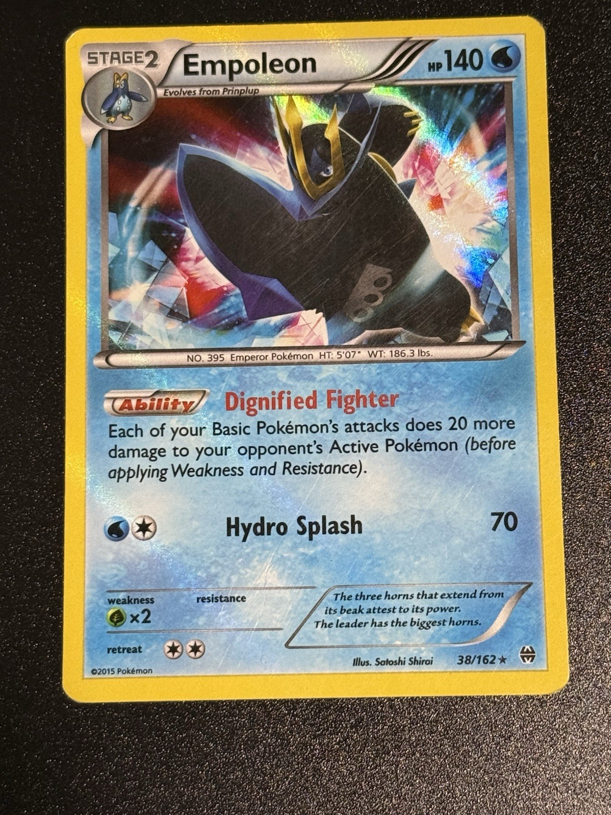 Empoleon 38/162 Breakthrough Holo SCRATCHES