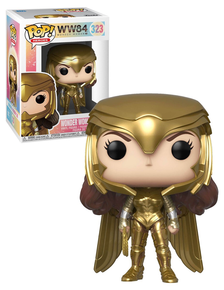 Funko Pop! Heroes WW84 #323 Wonder Woman (Golden Armour) POP