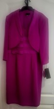 Pre Owned Special 0ccasion Outfit with matching bolero Size UK 14
