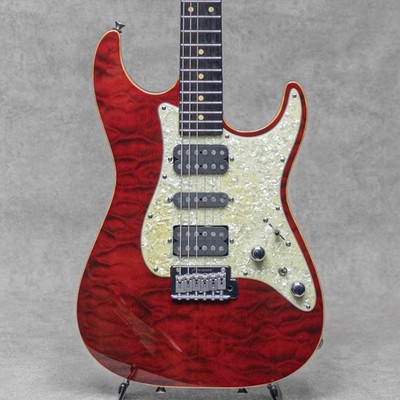 ギター Tom Anderson Drop Top Classic Cajun Red TOM ANDERSON Hollow Drop Top Classic Cajun Red with Binding / 2005