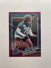 Anton Harrison 2023 Donruss #347 (RC) Rated Rookie Purple STAT Line (/12) Jags