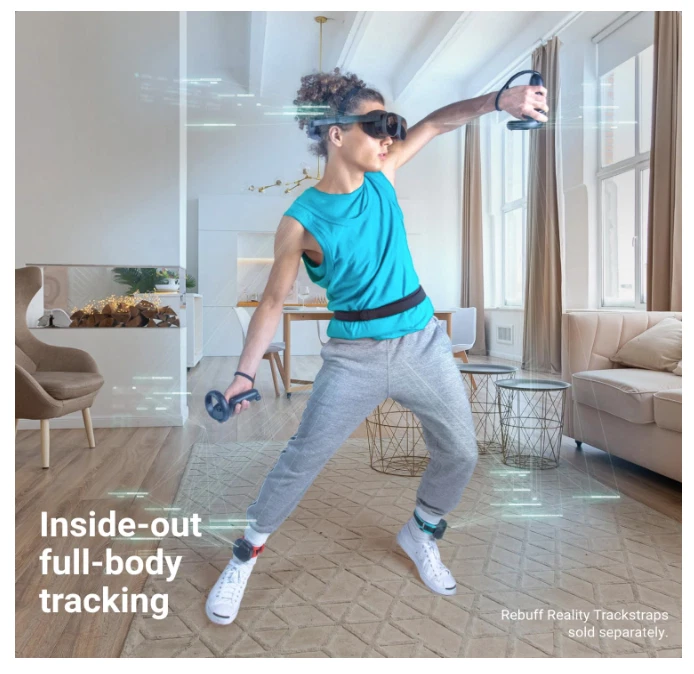 HTC VIVE Ultimate Tracker, 3 Trackers + 1 Dongle — Full-Body Tracking for VR - Image 3 of 4