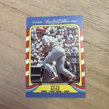 1987 Fleer Limited Edition Baseball Superstars - Pete Rose #36