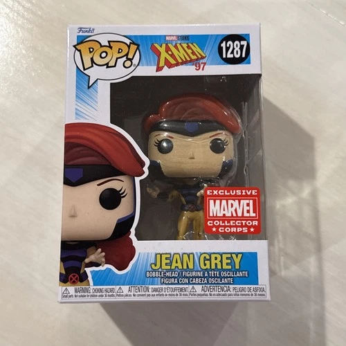 NIB Funko Pop! Jean Grey #1287 X-MEN ‘97 Box, Marvel Collector Corps Exclusive