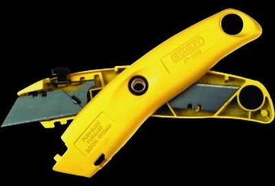 PROTO 10-989 Utility Knife 7'' Aluminum Retractable Swivel Lock