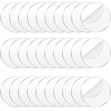 Jetec 30 Pcs 2 Inch Acrylic Circle Blanks Clear Disc Round 2 Inch,