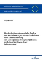 Sonja Krause | Eine InstitutionenöKonomische Analyse Von...