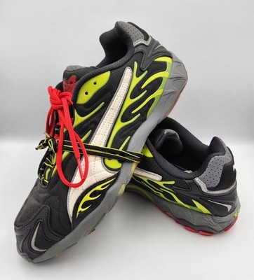 Puma US 13 Men's Black Red White Lime ASAP Rocky Inhale Mesh