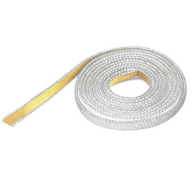 Dichtschnur flach für Kaminöfen Dichtung 10 13 20 30 40mm weiss Ofen Band