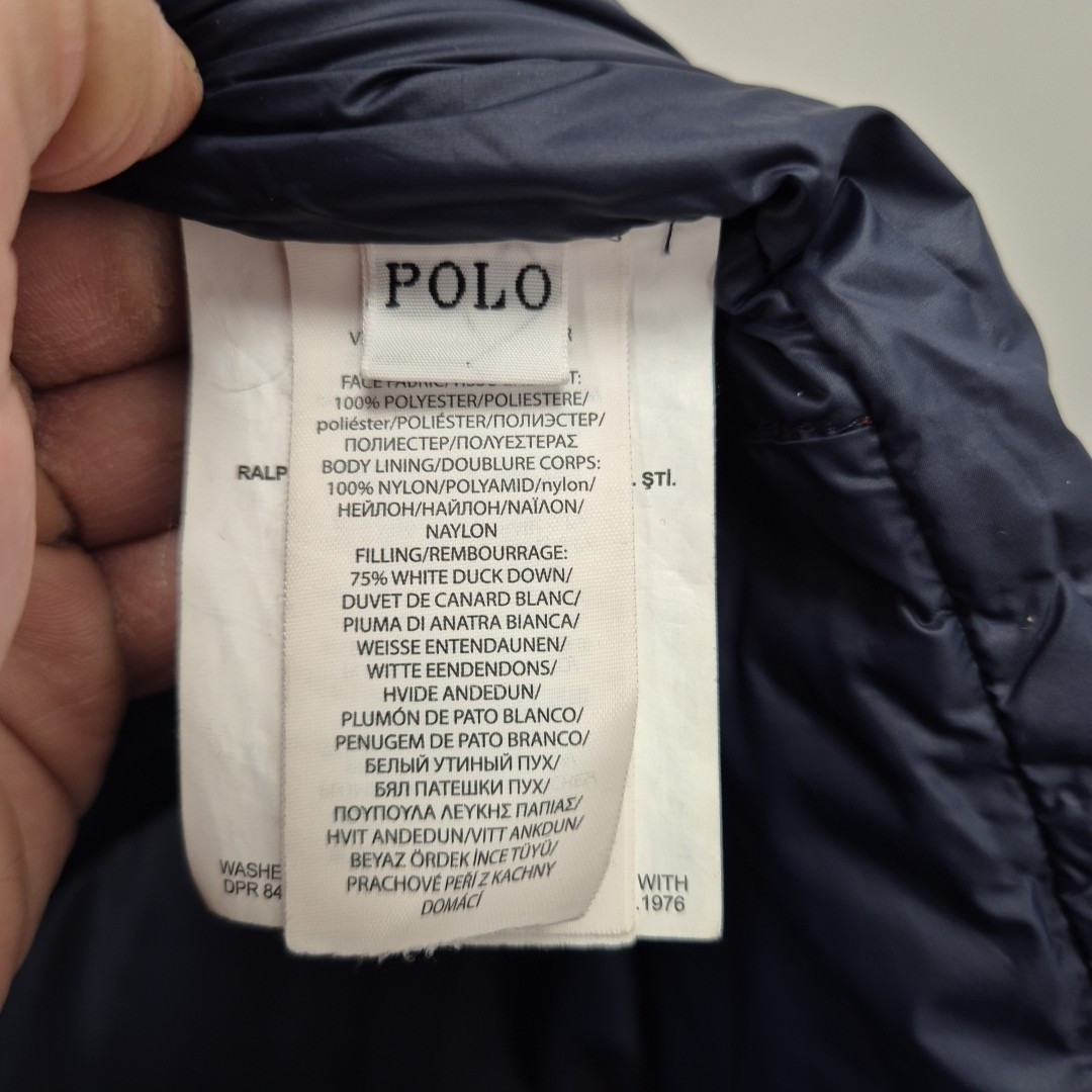 Ralph Lauren Polo Performance Red Burgundy Down Chunky Coat Jacket Size XXL image 5