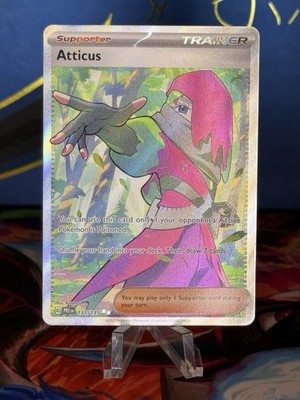 Pokémon TCG Atticus Prismatic Evolutions 133/131 Full Art Holo Ultra Rare