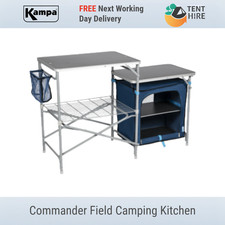 Kampa Commander Field Camping Kitchen Caravan Motorhome Cooking Cupboard