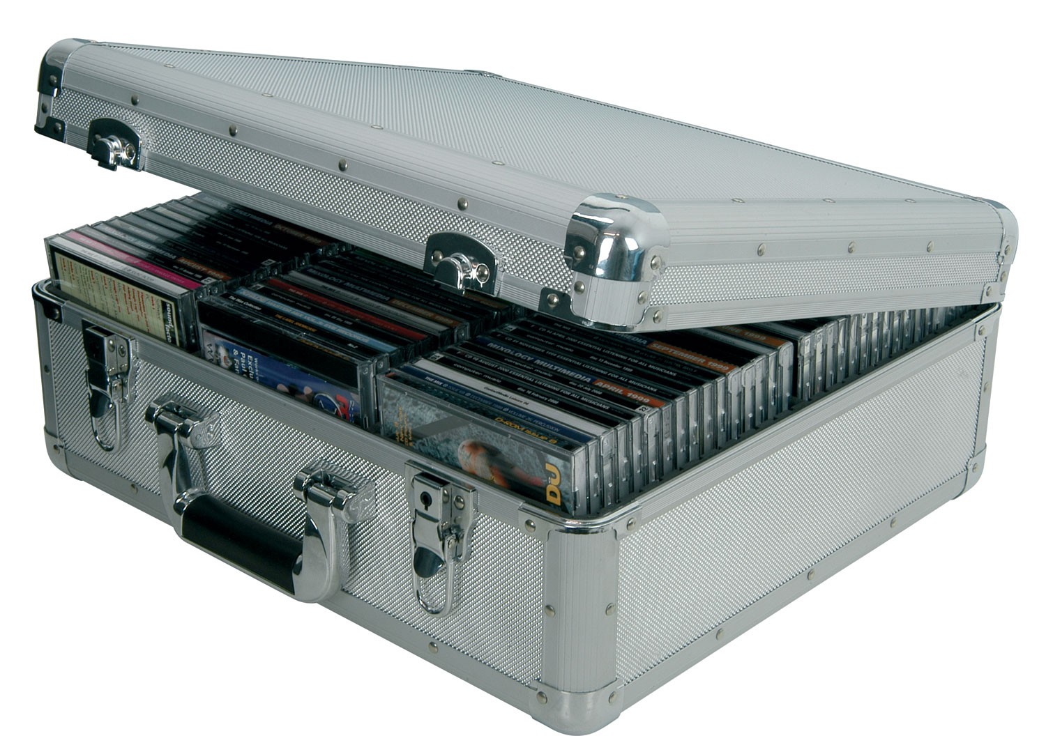 CD Flight Case Holds 96 CD/DVD