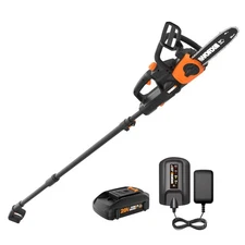 WG323 Worx 20V PowerShare 10" Cordless Pole Saw & Chainsaw with Auto-Tension