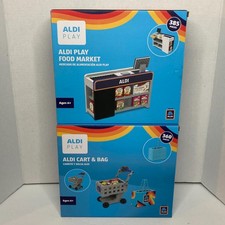 ALDI Play Lay-go style Cart Bag and Market Checkout Building Block Sets