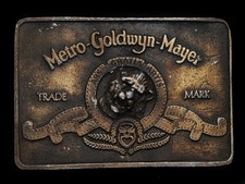 NB17168 VINTAGE 1970s METRO-GOLDWYN MAYER MOVIE BELT BUCKLE