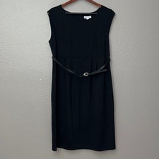 Liz Lange Maternity for Target black Sleeveless dress with belt medium