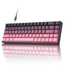 65 Mechanical Gaming Keyboard, RGB Backlit Hot-swapping Gaming Keyboard, PBT...