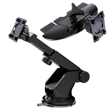 Carplay Screen Mount 2Pcs , Car CD Slot Mount and Suction Cup Mount, for 5"-...