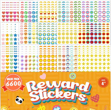Upgrade 6600 Small Stickers for Teacher Supplies - Premium Mini Reward Stickers