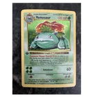 Venusaur 1st Edition Shadowless Holo Base Set 15/102 100 HP Pokémon Card
