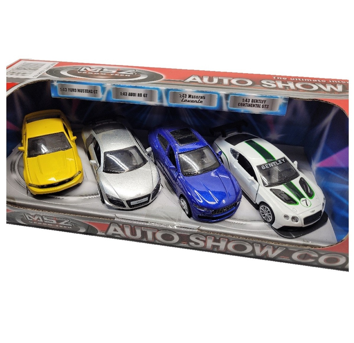 MSZ Vroom Tech Auto Show Collection Doors Open 8 Pack Die