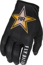 Fly Racing Lite Rockstar Riding Gloves Black Gold Motocross MX/ATV/MTB Off-Road