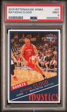 2015 Rittenhouse WNBA #97 Natasha Cloud Rookie PSA 9 Washington Mystics
