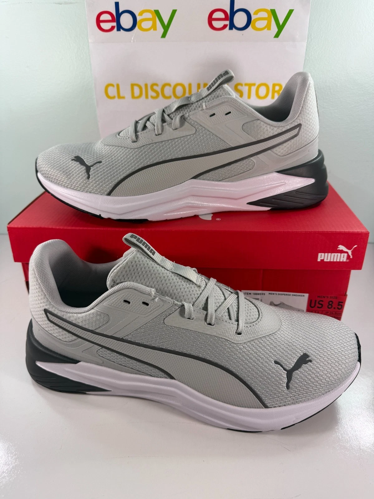 NEW Puma Men's Disperse Sneaker Shoes - Gray - FREESHIP