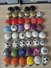 Schnullerkettenclips Clip, Verschiedene Farben 46Stück