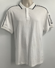 NWT MICHAEL KORS Men's Short Sleeve Cotton White Polo Shirt Size Medium
